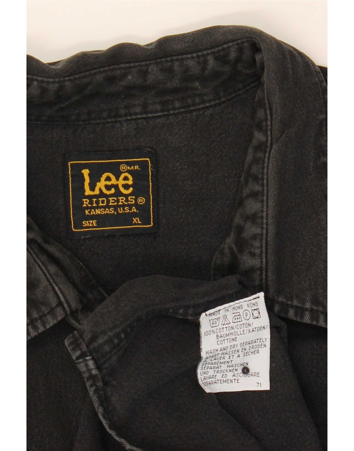Cămașă Lee Riders Denim XL, bumbac negru