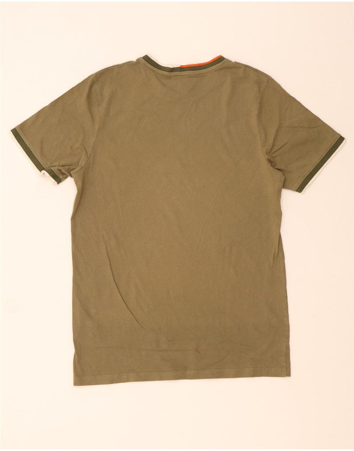 JACK & JONES Tricou pentru bărbați Top mare din bumbac kaki