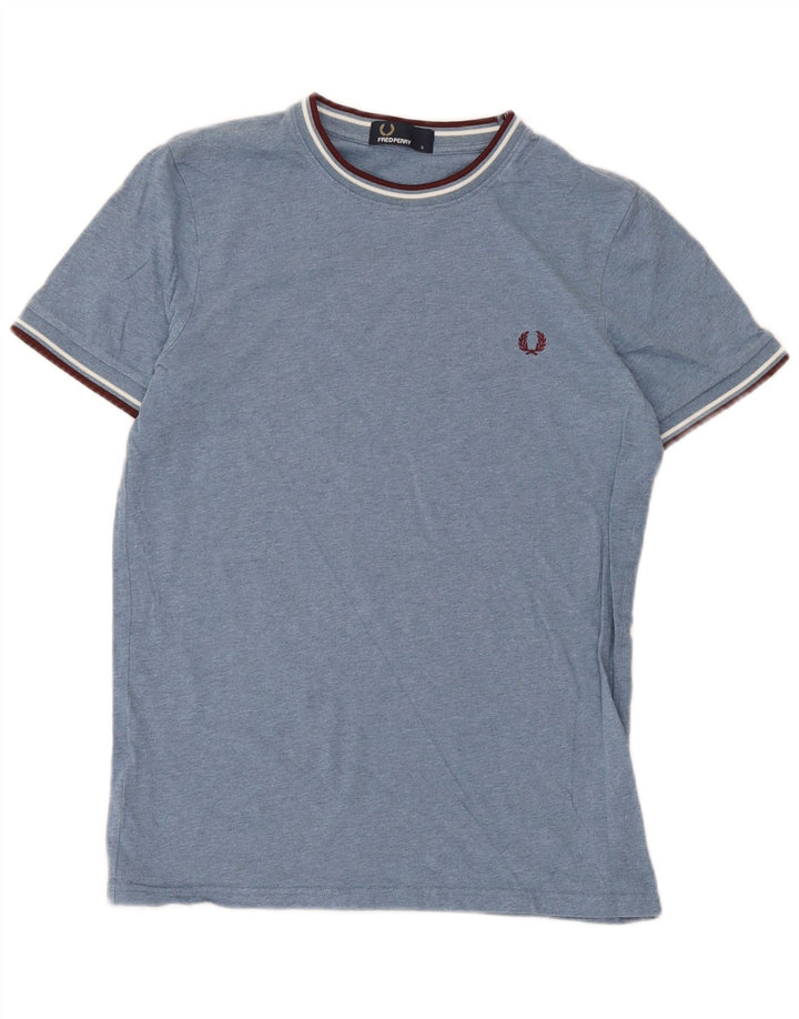 Tricou Fred Perry pentru bărbați Top mic, albastru, bumbac