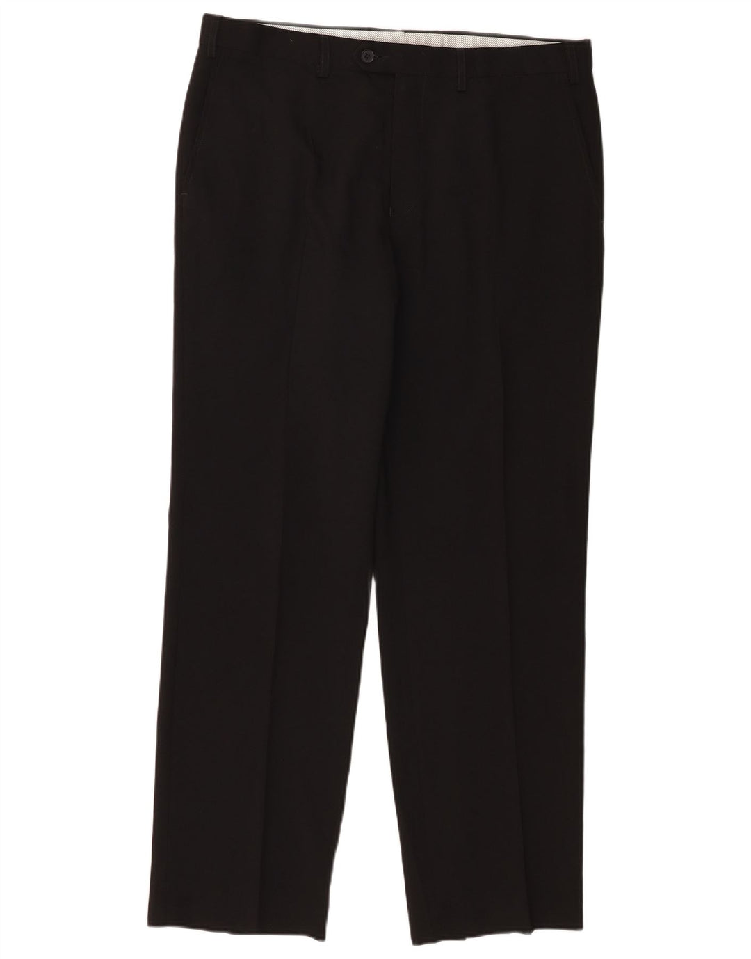 Marks & Spencer Pantaloni drepți pentru bărbați L36 L31 Poliester negru