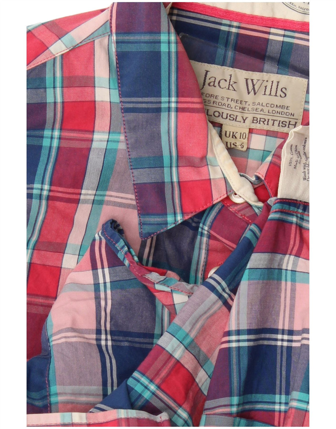 Cămașă clasică pentru femei JACK WILLS UK 10, mic, multicolor