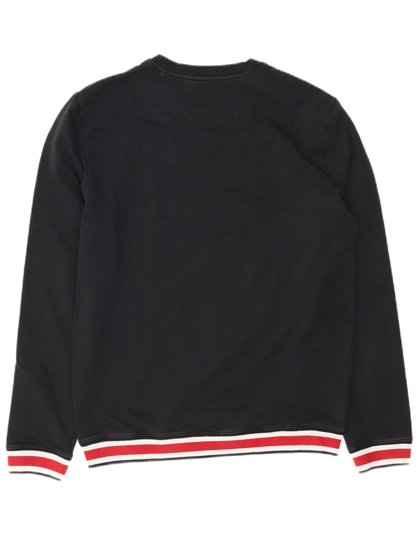 Pulover GUESS Slim Fit pentru bărbați UK 40 Medium Black Colorblock