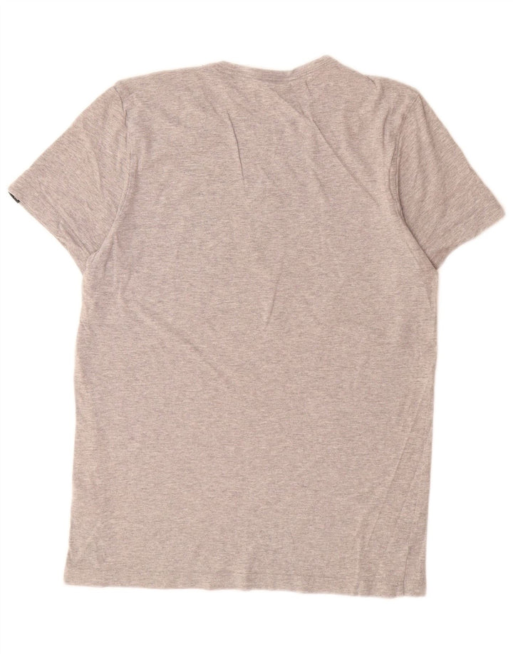 Tricou grafic pentru bărbați Adidas Top Mediu Gri, bumbac cu pete