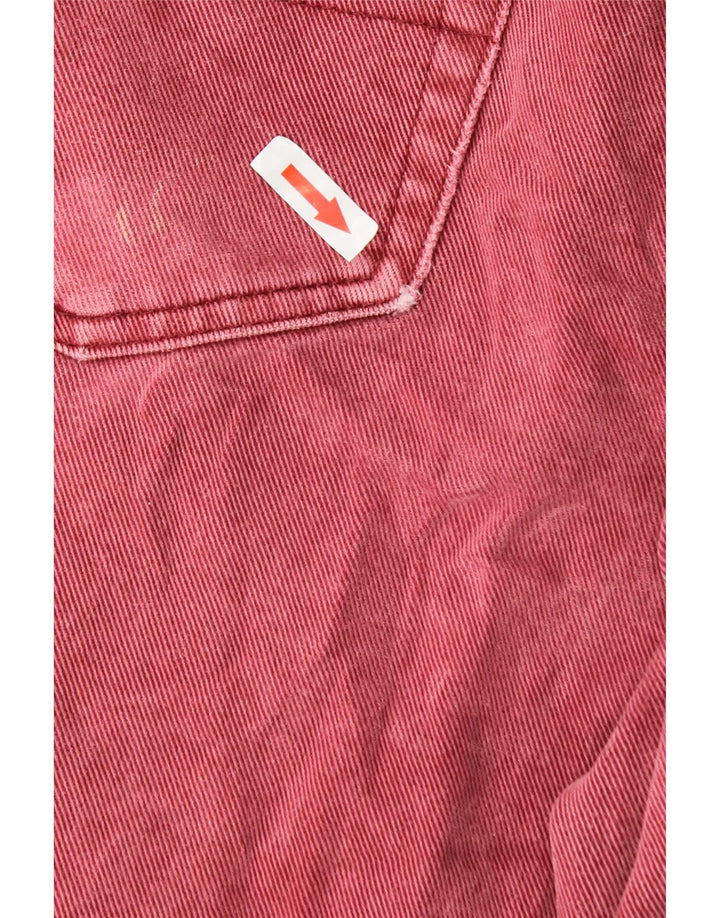 Blugi drepti pentru femei Trussardi W34 L30 Burgundy