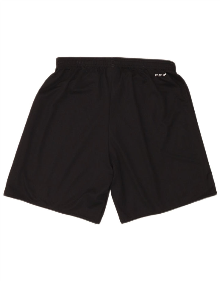Pantaloni scurți sport Aeroready Adidas pentru bărbați, poliester mediu negru