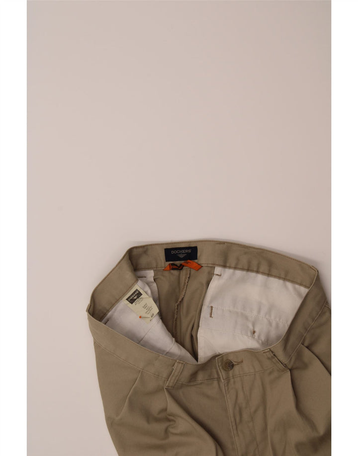 DOCKERS Mens Pegged Chino Shorts W33 Medium Beige Cotton Vintage Dockers and Second-Hand Dockers from Messina Hembry 