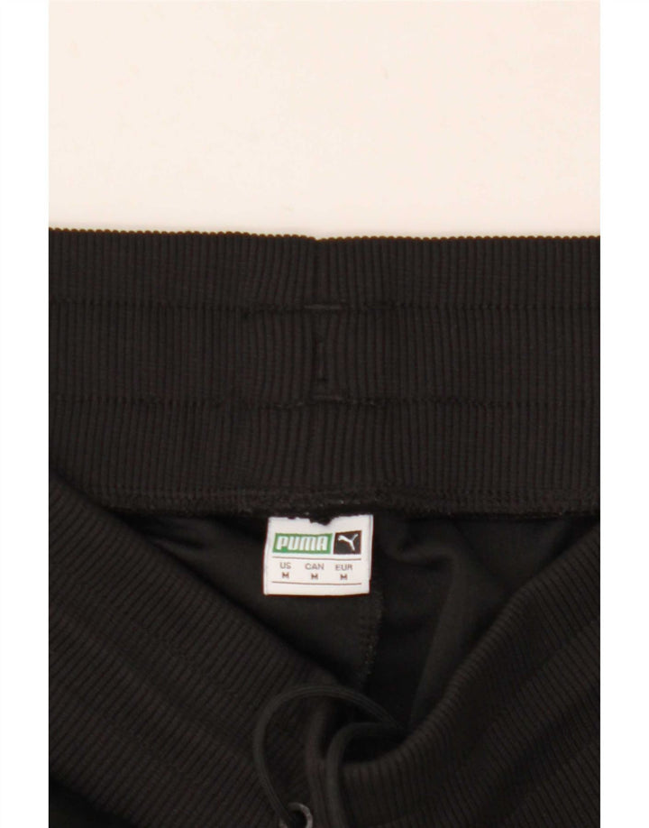 Pantaloni de trening Puma pentru bărbați, poliester mediu negru