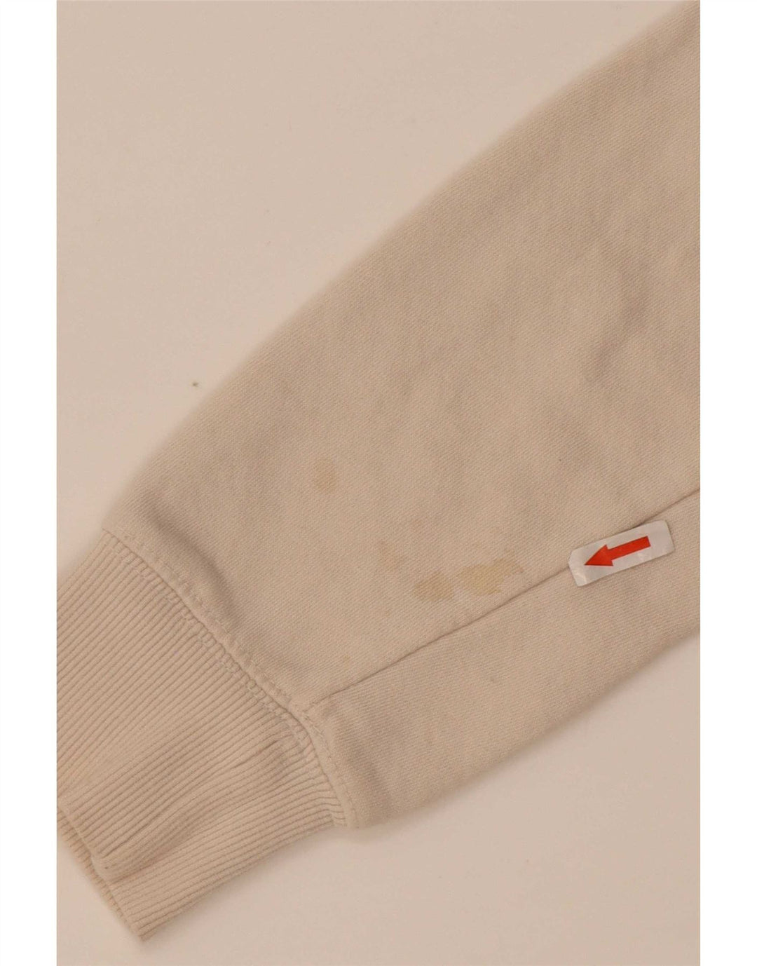 Pulover supradimensionat pentru femei Zara UK 10 Bumbac Bej mic