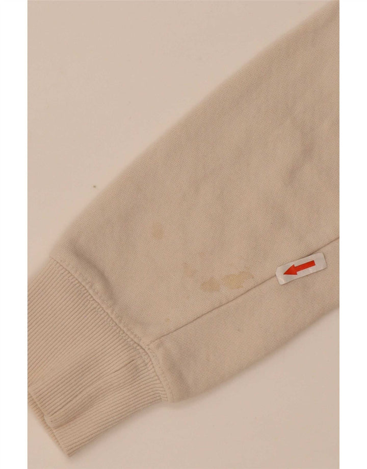 Pulover supradimensionat pentru femei Zara UK 10 Bumbac Bej mic