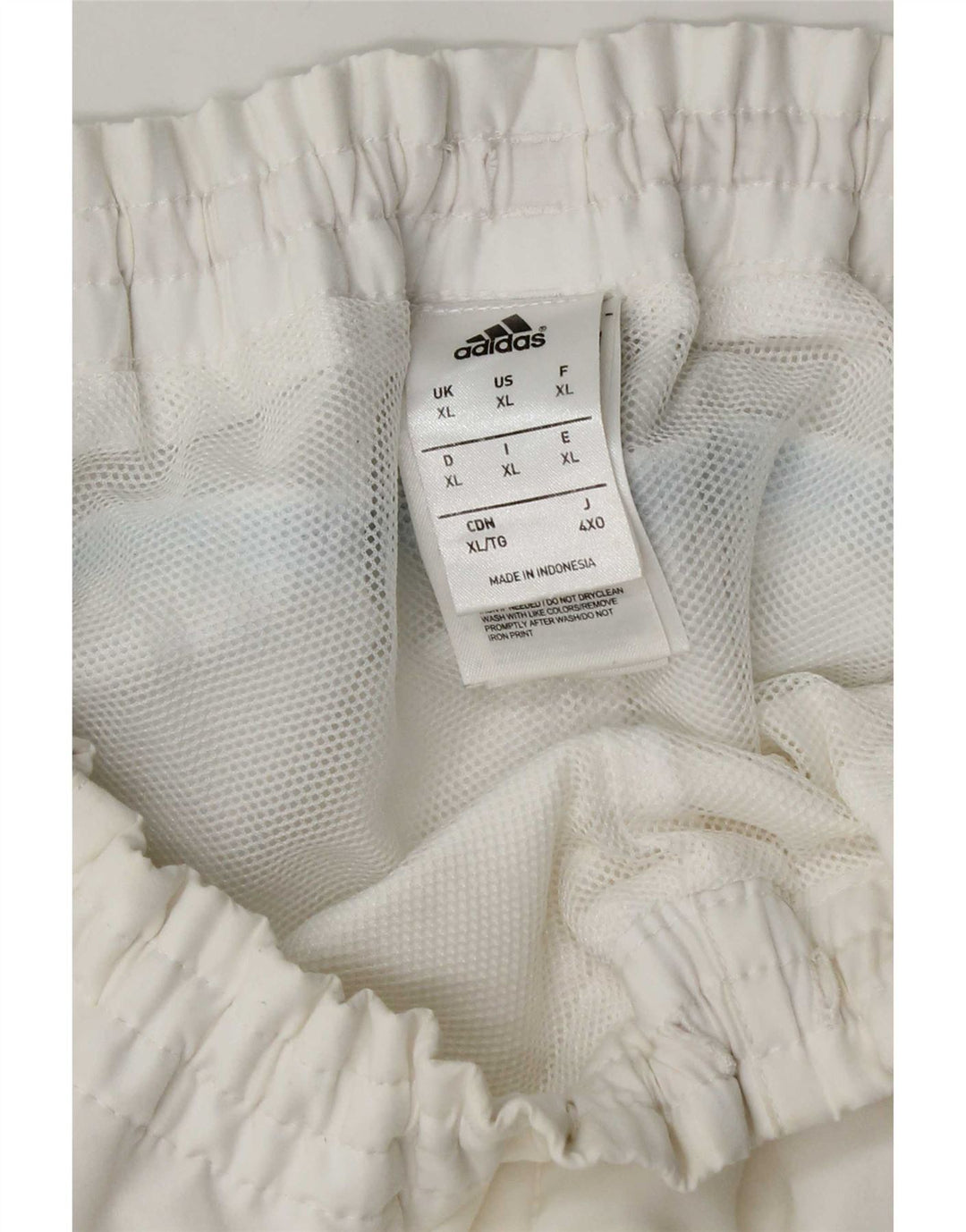 Pantaloni scurți sport pentru bărbați Adidas XL poliester alb