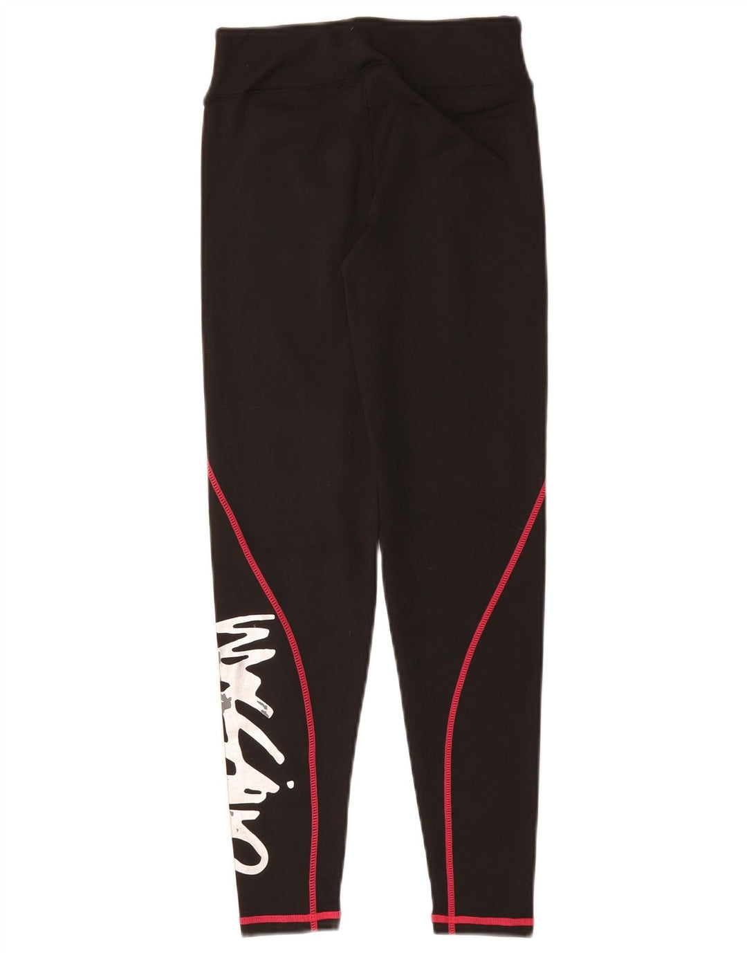 Jambiere grafice pentru fete MOSSIMO 9-10 ani negru