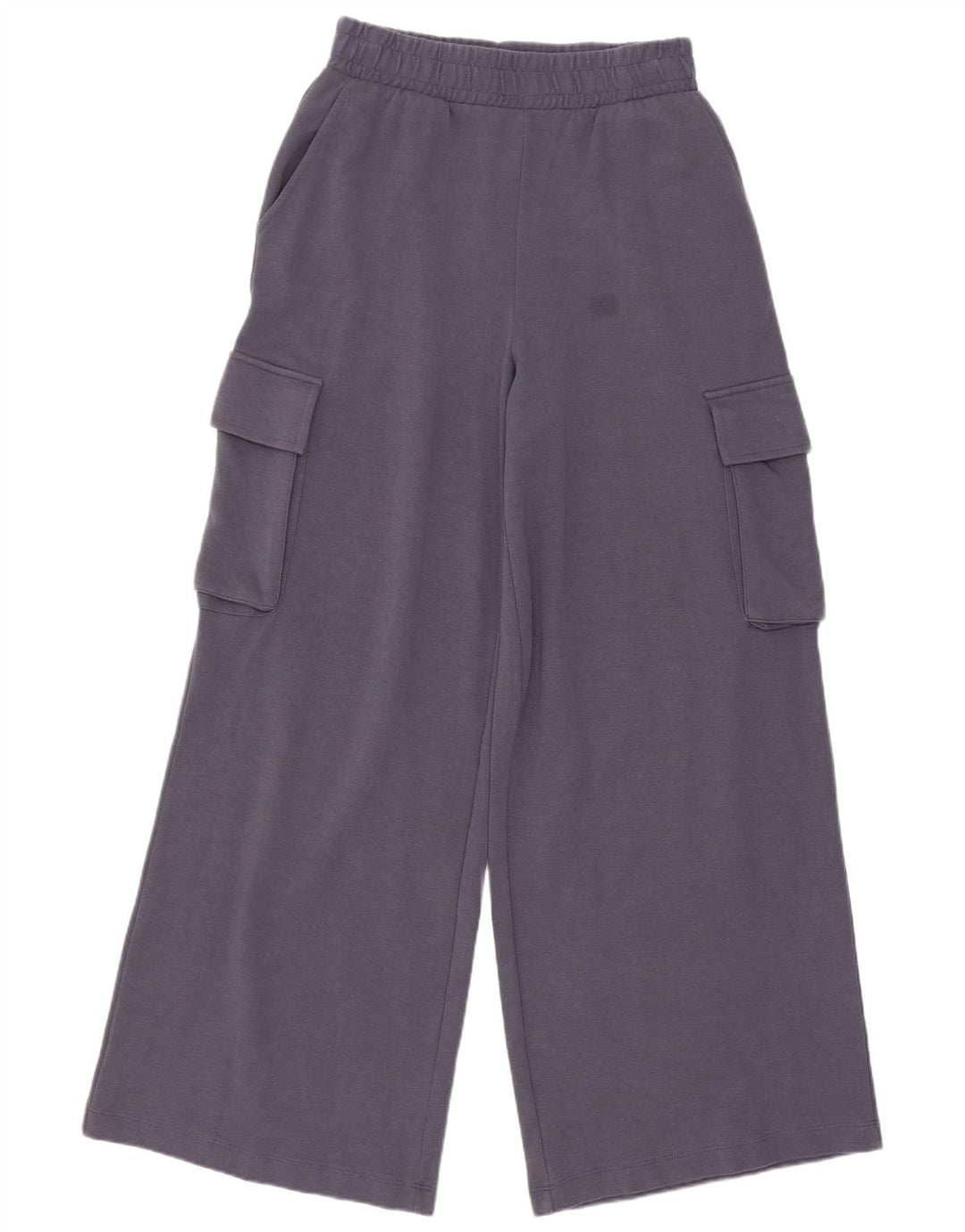 Pantaloni de trening cargo pentru femei Zara UK 8, bumbac gri mic