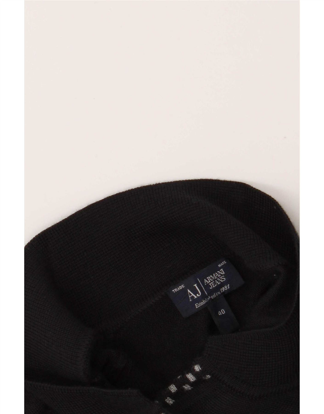 Pulover cardigan crop pentru femei Armani Jeans IT 40 Small Black