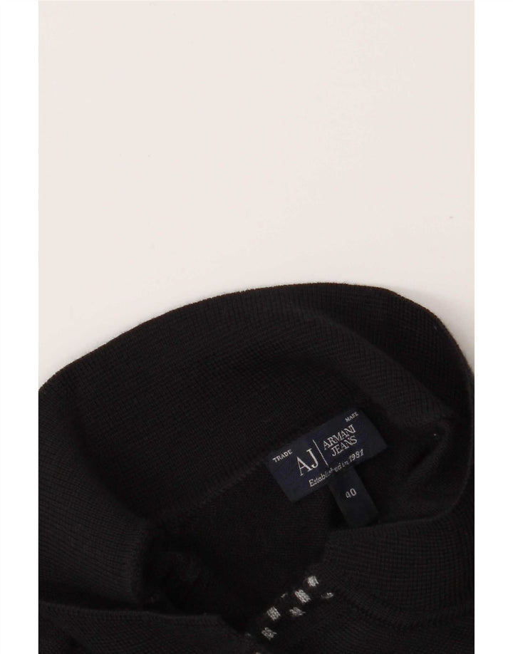 Pulover cardigan crop pentru femei Armani Jeans IT 40 Small Black