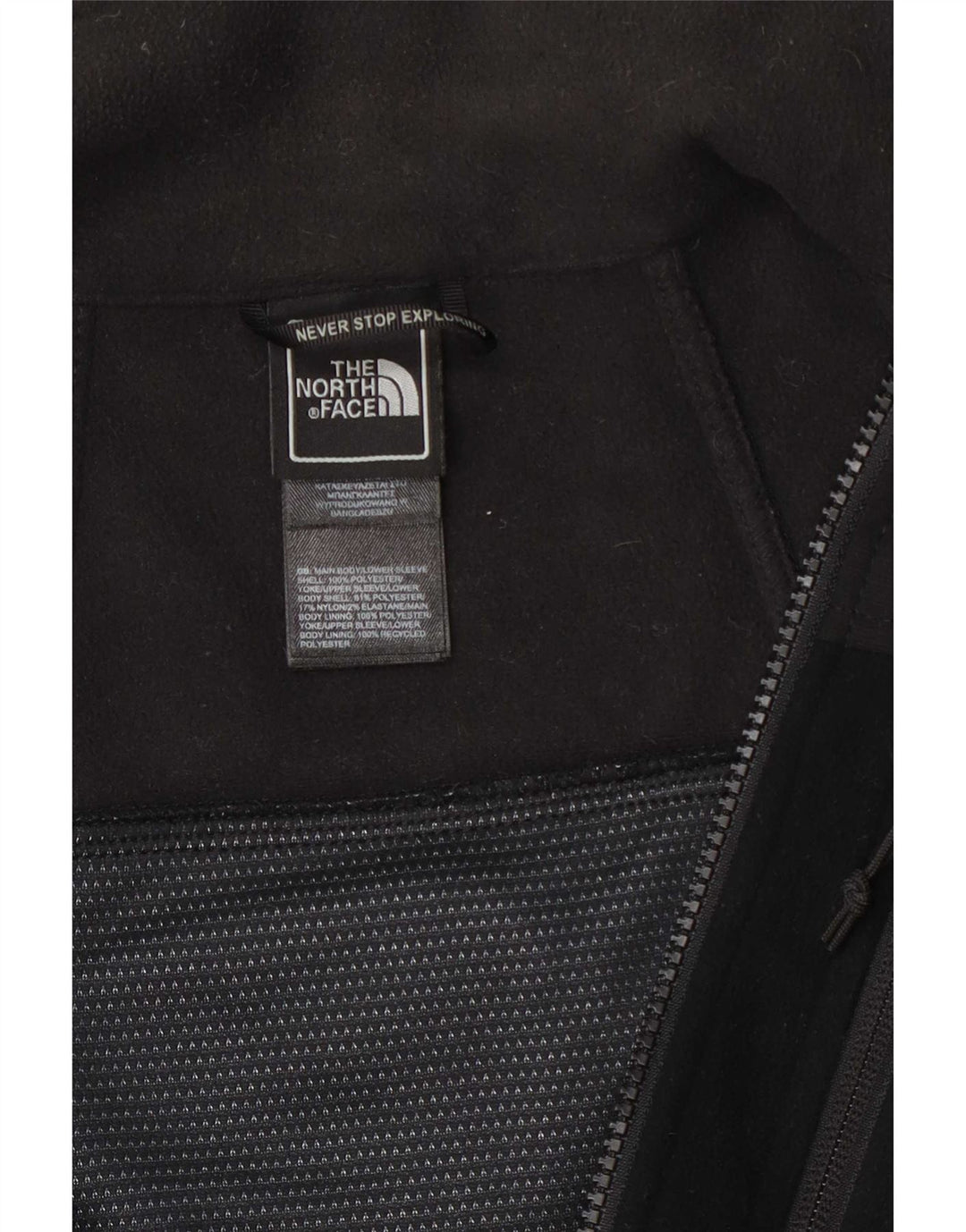 Jachetă de ploaie The North Face pentru bărbați UK 40 Large Black Colorblock Poliester