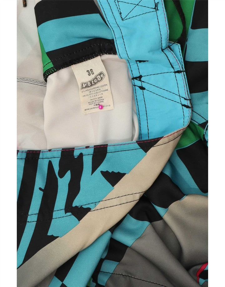 Pantaloni scurți de înot pentru bărbați Volcom XL poliester geometric multicolor