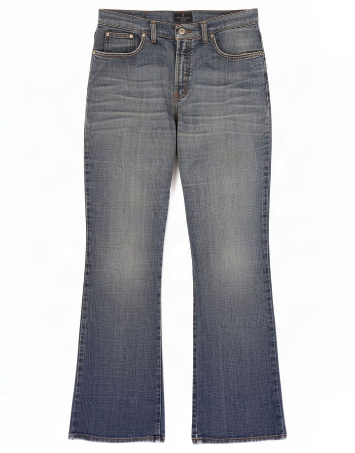 Trussardi Blugi Bootcut pentru Damă W30 L33 Bumbac Albastru