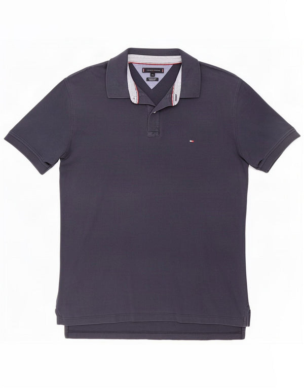 Tricou polo Tommy Hilfiger pentru bărbați, cu formă regulată, 2XL, bleumarin, bumbac, clasic