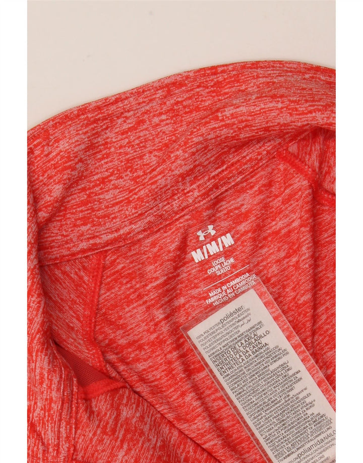 Top de trening Under Armour pentru femei Pullover UK 12 Medium Red Flecked