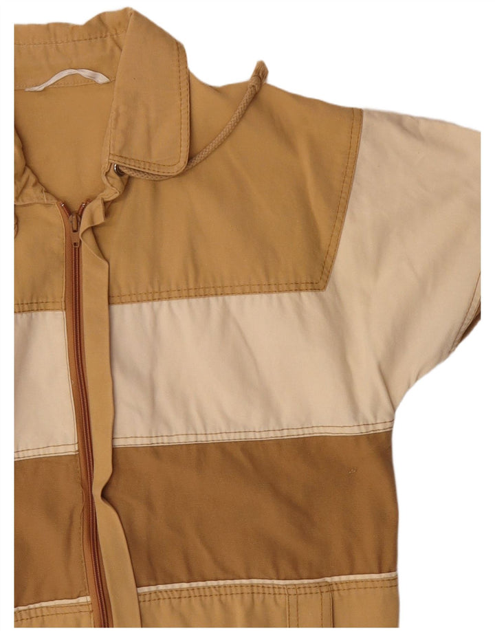 Jachetă Bomber Vintage pentru bărbați UK 36 Mic galben Colorblock