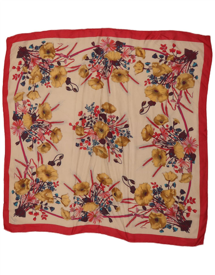 Eșarfă pătrată grafică Gucci pentru femei, mărime unică, multicoloră, de designer floral