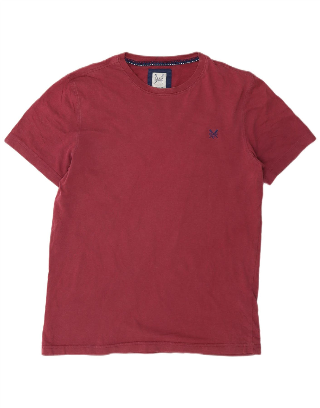 Crew Clothing Tricou pentru bărbați Top Medium Maroon Bumbac