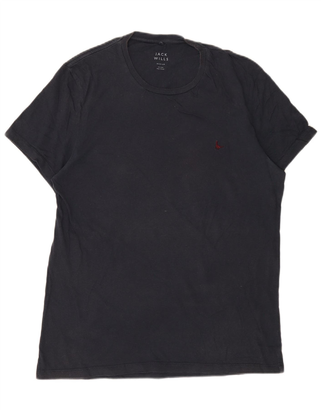 Tricou Jack Wills pentru bărbați Top mediu din bumbac bleumarin