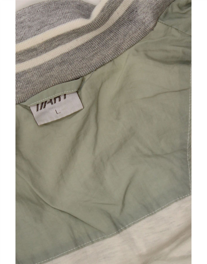 Jachetă de trening pentru bărbați VINTAGE, verde mare, color block