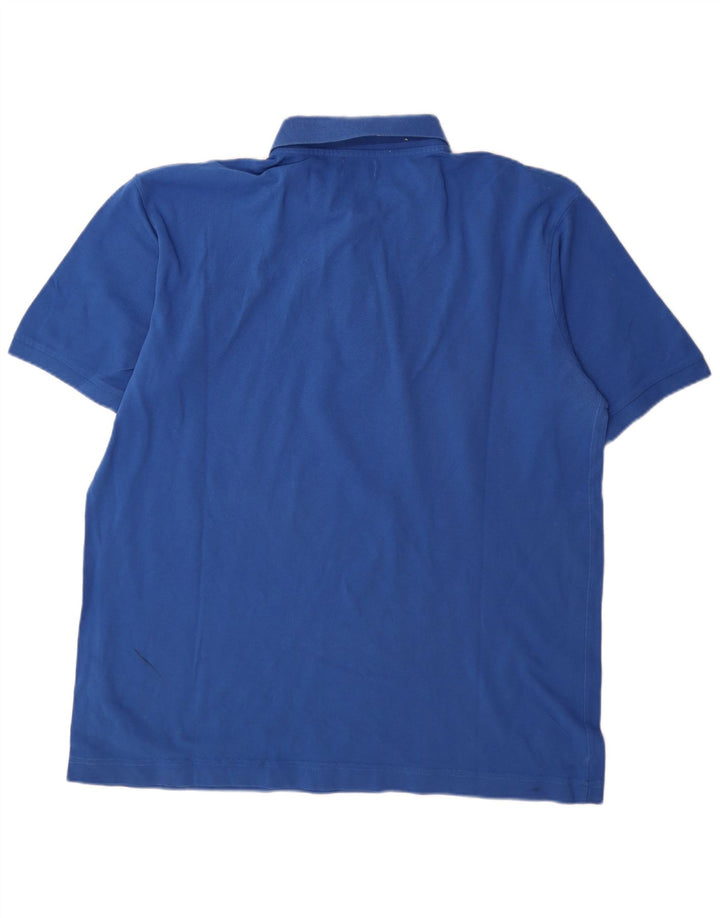 Cămașă polo pentru bărbați Kappa 3XL, bumbac albastru
