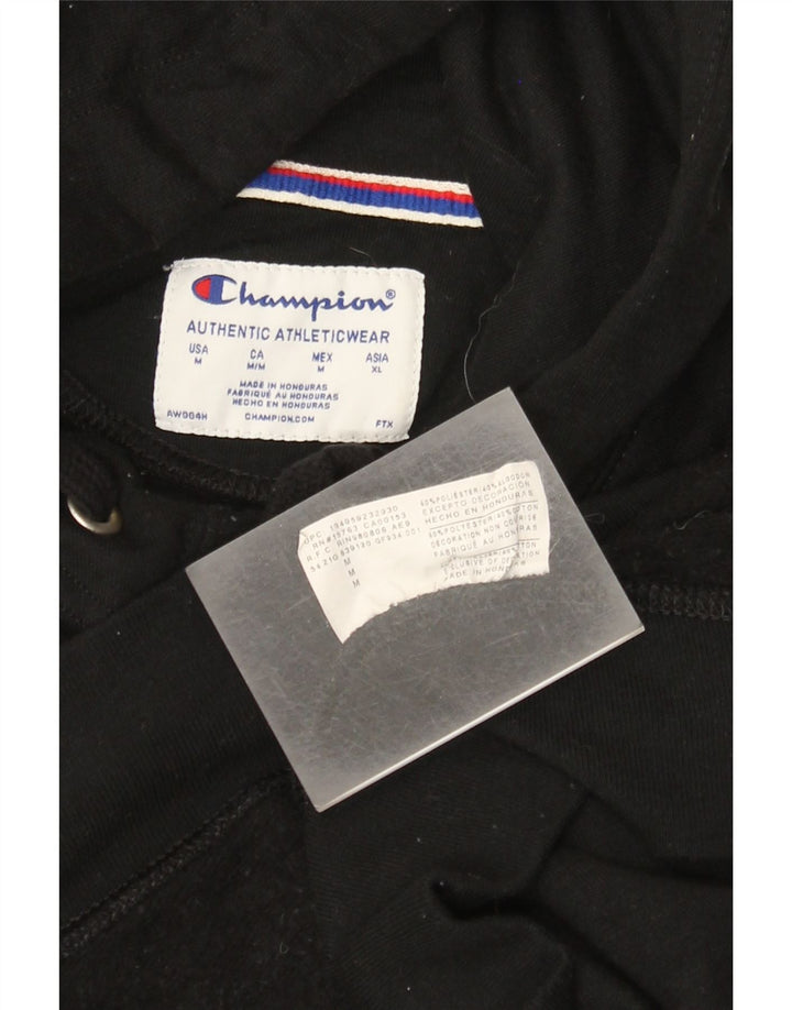 Pulover cu glugă cu grafic pentru femei Champion UK 14 Poliester mediu negru