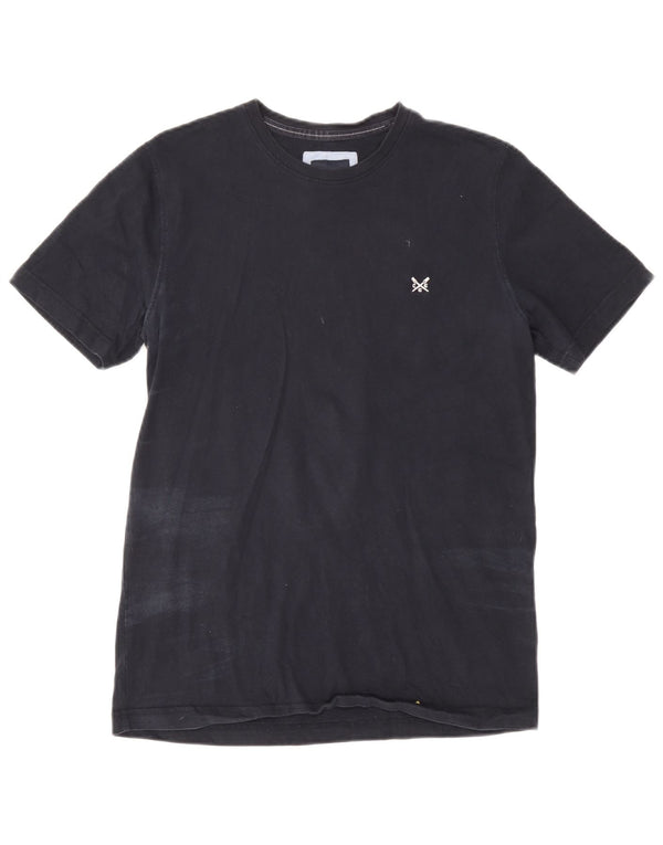 Crew Clothing Mens T-Shirt Top Medium Navy Blue Cotton