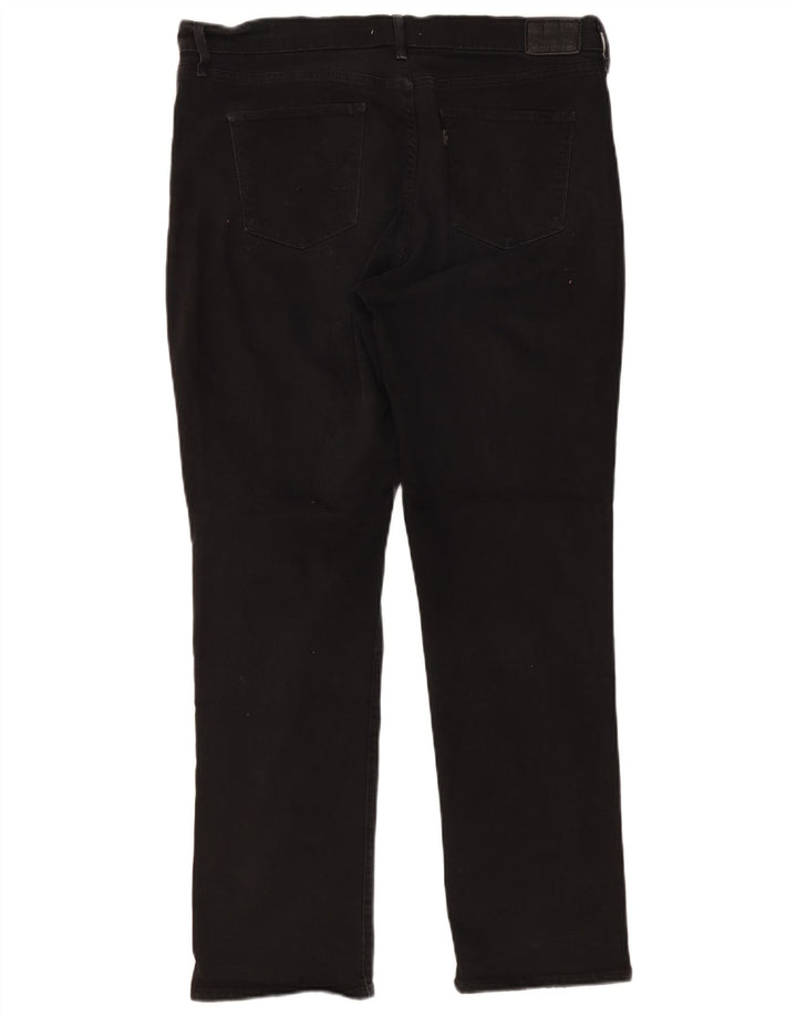 Blugi drepti modelați 314 pentru femei LEVI'S W33 L30 negri