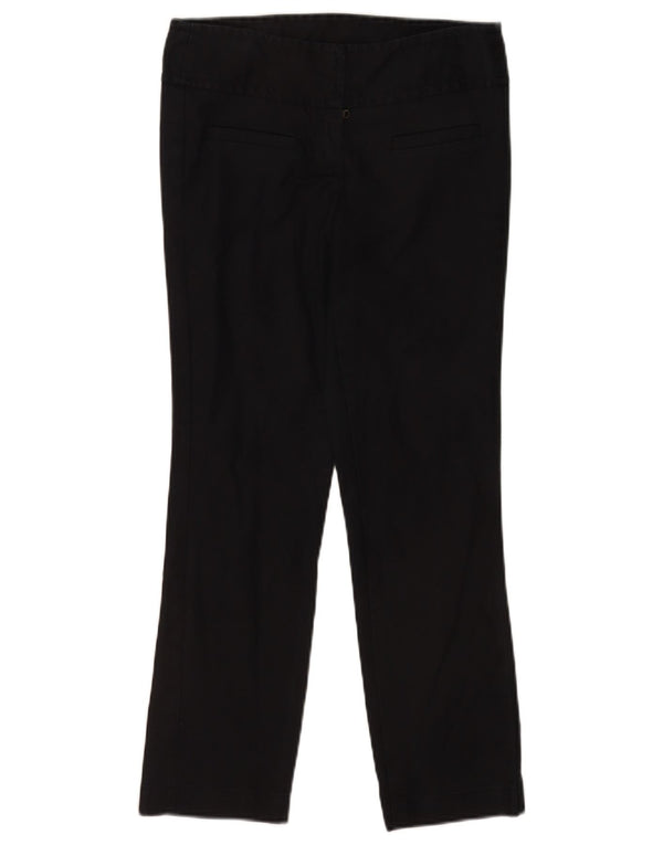 Pantaloni casual drepti pentru femei Benetton EU 40 Medium W28 L26 Bumbac negru