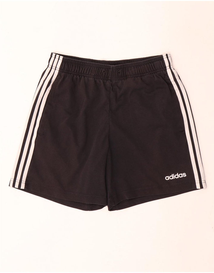 Pantaloni scurți sport pentru bărbați Adidas, bumbac mediu negru