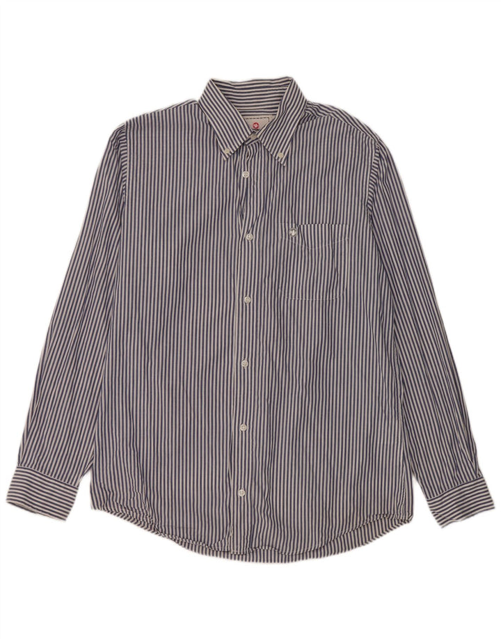 Cămașă pentru bărbați Murphy & Nye Slim Fit, mare, albastru, bumbac cu dungi