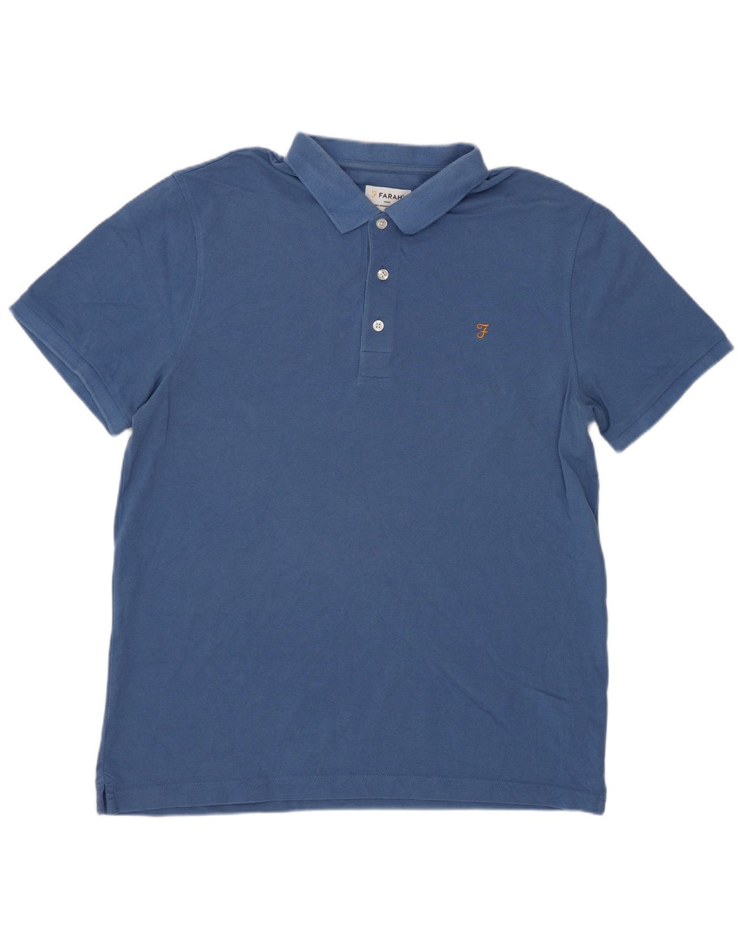 Tricou polo Farah pentru bărbați, mare, albastru, bumbac