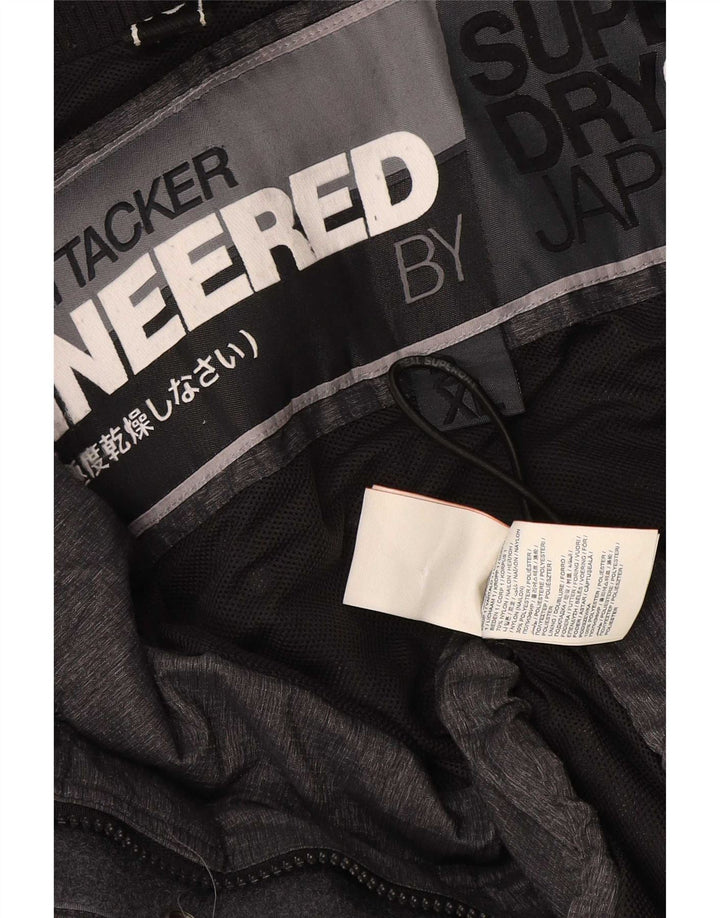 Jachetă de vânt pentru bărbați Superdry UK 44 2XL Poliester negru
