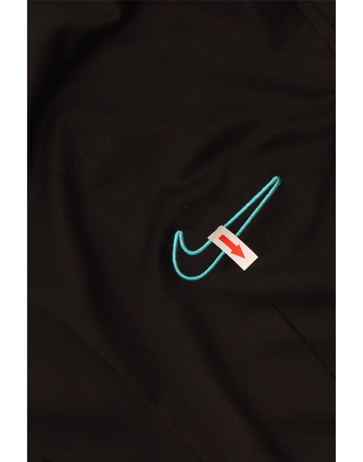 Pantaloni de trening NIKE Dri Fit pentru femei UK 14 Poliester negru mare