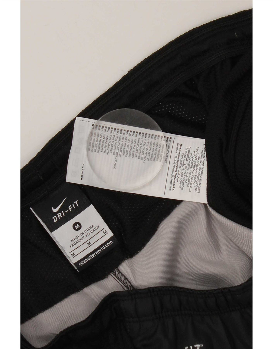 Pantaloni scurți sport Nike Dri Fit pentru bărbați, negru mediu, poliester color