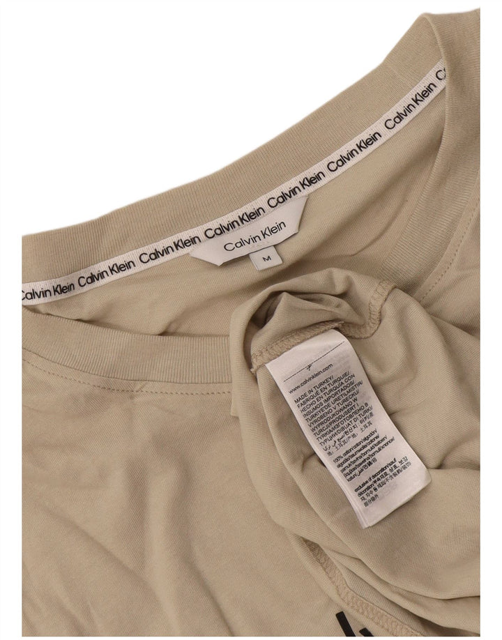 Tricou grafic Calvin Klein pentru bărbați Top Medium Bej Bumbac
