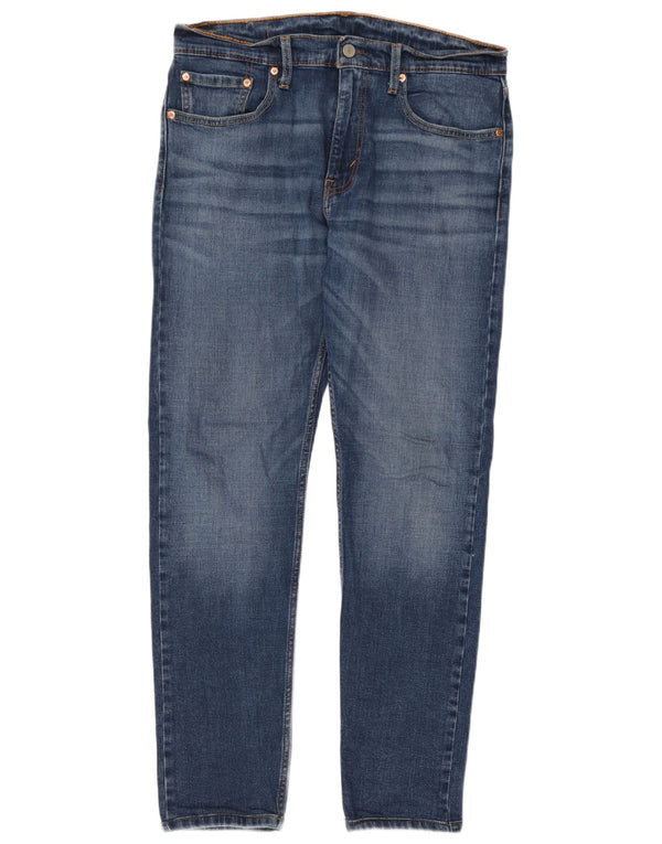 Blugi conici pentru bărbați Levi's 512 Slim Fit W32 L32 Bumbac albastru