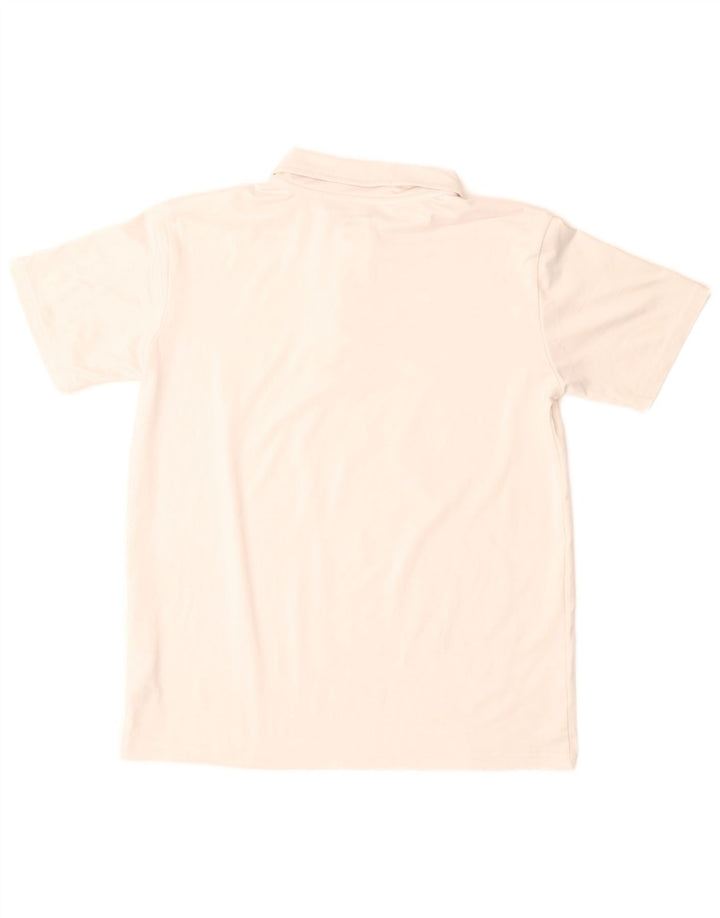Tricou polo Reebok pentru băieți 14-15 ani, mare, alb, poliester