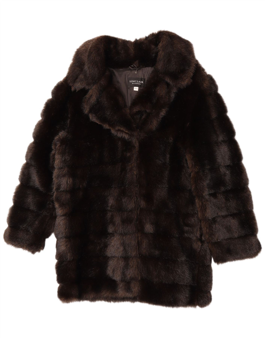 Pardesiu Sinclair pentru femei din blană artificială EU 38/40 Maro Mediu Modacril