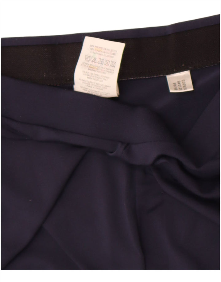 Pantaloni scurți sport Climalite Adidas pentru femei UK 12 Medium Bleumarin Poliester