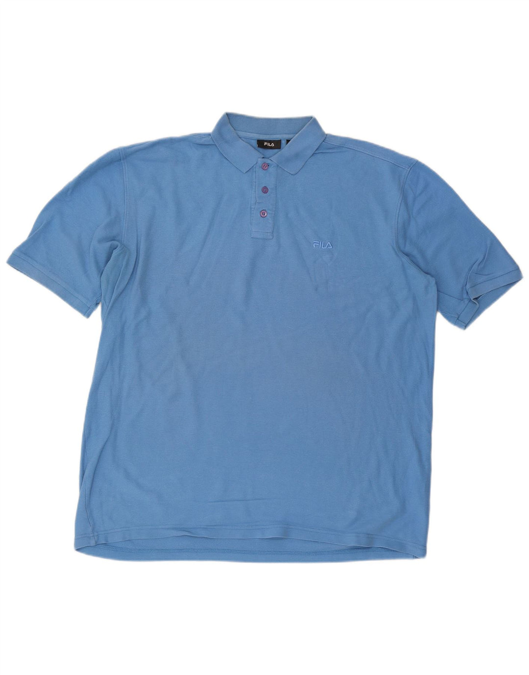 Tricou polo pentru bărbați FILA 2XL, bumbac albastru