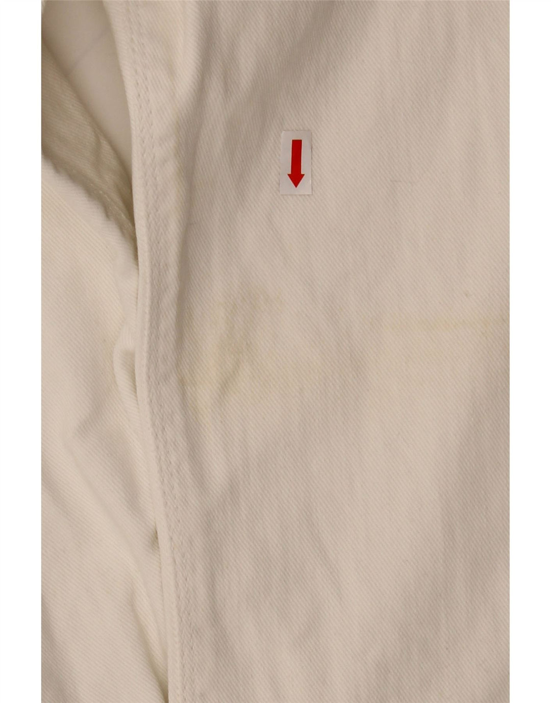 GAS Blugi bărbați largi Medium W32 L29 Bumbac alb