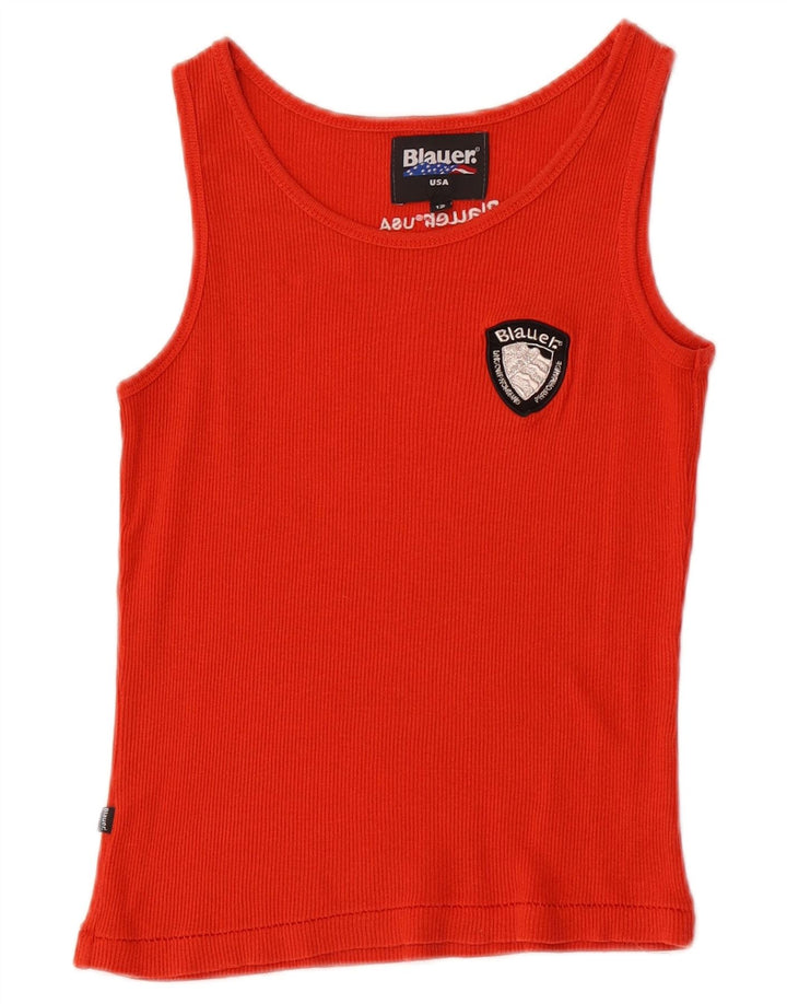 Blauer Băieți Vest Vest Top 11-12 Ani Bumbac Roșu