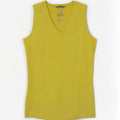 Adidas Climalite Vest Top pentru femei UK 14 Poliester galben mediu