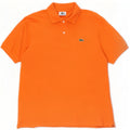 Tricou polo Lacoste pentru bărbați mărimea 4 bumbac portocaliu mediu