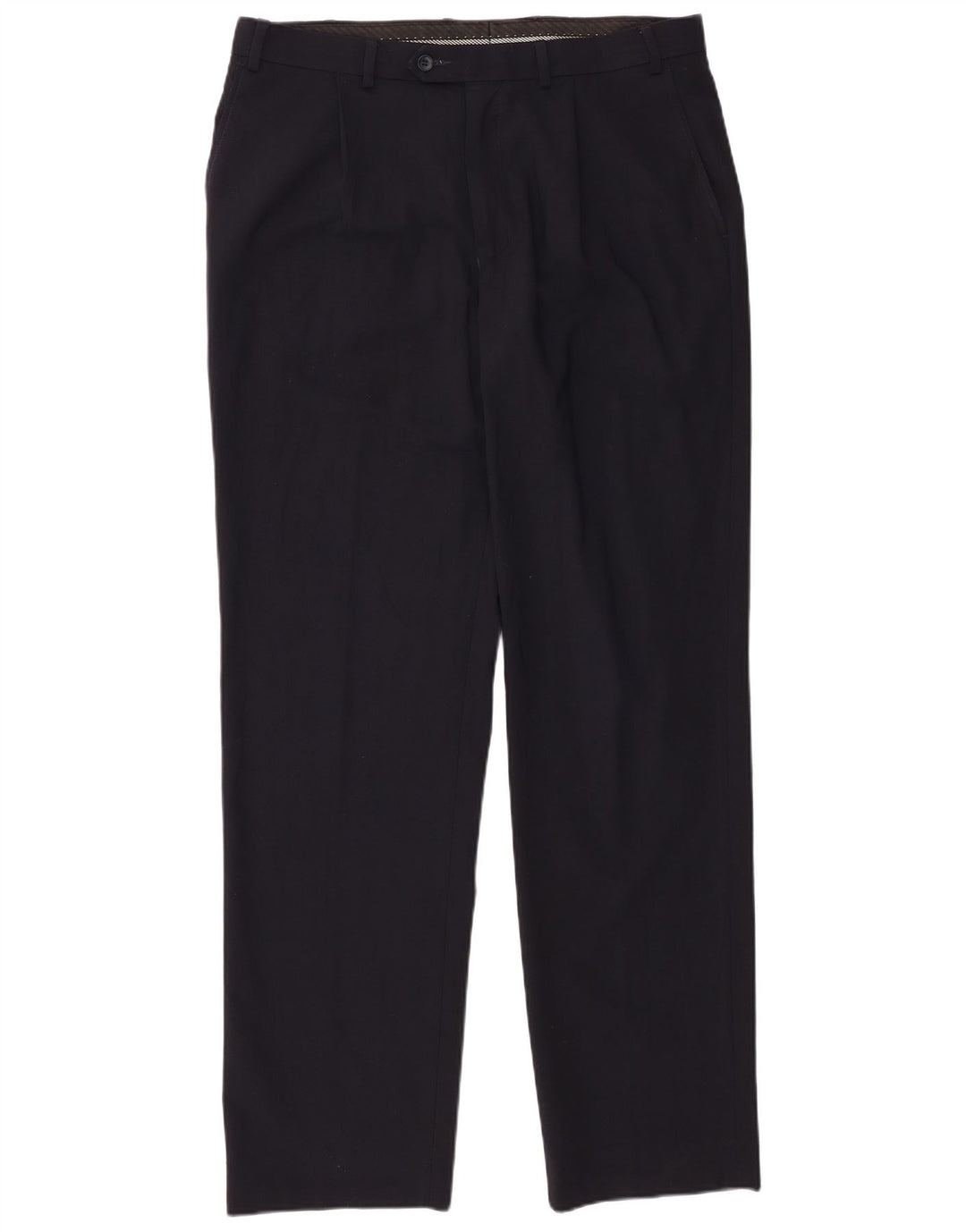 Pantaloni de costum pentru bărbați Marks & Spencer L36 L33 bleumarin poliester